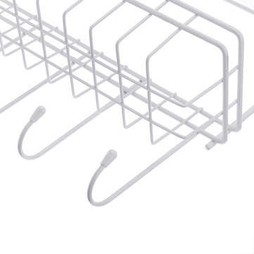 Over Door Freezer Storage Rack Kitchen Pantry Spice Organizers Shelf Space Saver Baskets