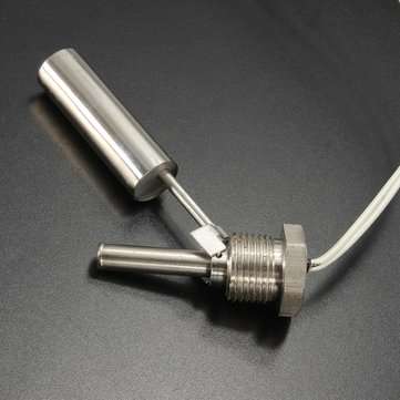 10W Stainless Steel Liquid Water Level Sensor Horizontal Mounting Float Switch