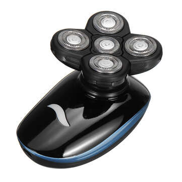 Rotary 5D USB Rechargeable Cordless Mens Electric Shaver Razor Bald Head Hair Trimmer