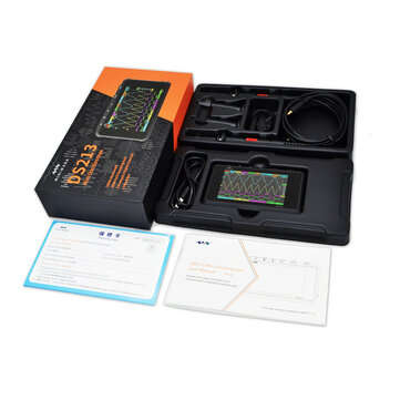 MINI DS213 Digital Storage Oscilloscope Portable 15MHz Bandwidth 100MSa/s Sampling Rate 2 Analog Cha
