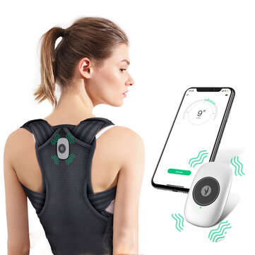 KALOAD Back Trainer Posture Corrector with Phone App Control Support Bandage Shoulder C... (SIZE: M)