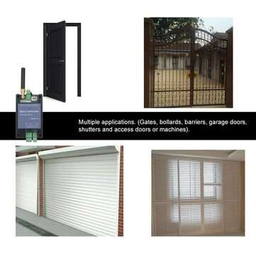 G202 GSM 3G 4G gate opener  Relay Switch Remote Control Door Access Switch Wireless Door Opener By F