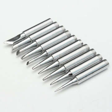 11Pcs 900M-T Soldering Iron Tips for 936 SAIKE ATTEN AOYUE KADA YIHUA Soldering Station
