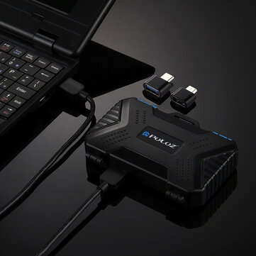 PULUZ Waterproof PU5004 SD Card Storage Box Portable Bag Card Reader for SLR Camera Phone Memory Car