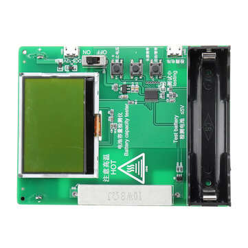 Geekcreit Battery Capacity Tester Power Detector Voltmeter  Ammeter mAh mWh for 18650 Battery Powe