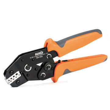 IWISS SN-58b 6.3/ 4.8/2.8 Plug Spring Crimping Tool Ratchet Terminal 0.25-1.5mm Crimping Tool Cold-p