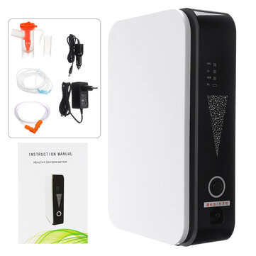 1L Portable Oxygen Machine Air Purifie Oxygen Concentrator Home Travel Oxygen (PLUG: UKPLUG)