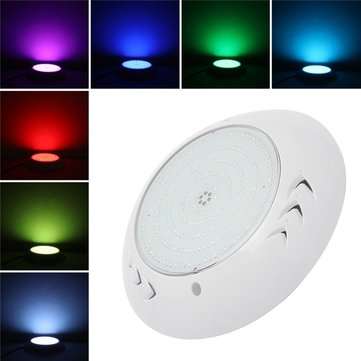 12V 18W Underwater Swimming Pool Spa LED Light Waterproof RGB Lamp with Remote Controller
