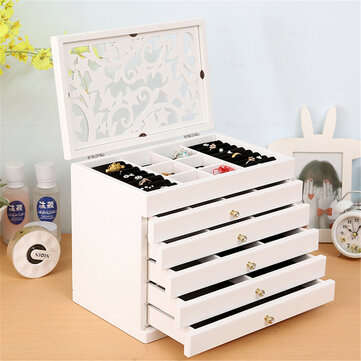 Retro Storage Jewelry Wooden Boxes (NO.: 37)
