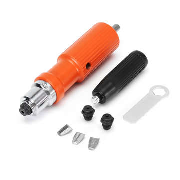 Drillpro Upgraded Electric Rivet Nut Gun Cordless Riveting Tool Drill Adapter for Electric Drill