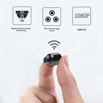 Mini Wifi Camera Wireless 1080P Surveillance Security Night Vision Motion Detect 160 Degree Audio Re