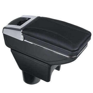 Car Armrest Center Console Storage Box For Renault Dacia Duster Nissan Terrano (COLOR.: BLACK)
