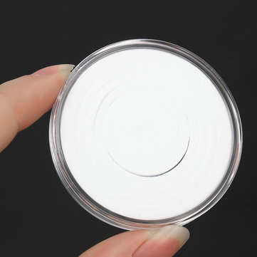 20pcs Transparent Round Coin Holder Portable Coins Storage Case Box Container Display