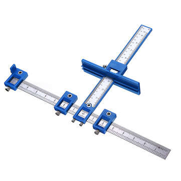 Drillpro Cabinet Hardware Jig Handles and Knobs Drill Guide Sleeve Drawer Pull Woo... (COLOR.: BLUE)