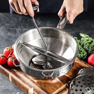 Stainless Steel Rotary Food Mill Vegetables Tomatoes Masher Creative Home Kitchen Tools