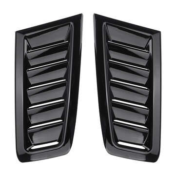 Car RS Style Bonnet Vents Universal Glossy BlackFor Ford Focus MK2
