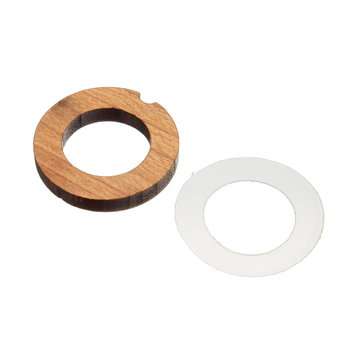 Wooden Kazoo with Metal Box for Music Player Kids Toy Gift