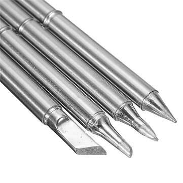 KSGER 4pcs T12-K T12-B T12-BC2 T12-D24 Soldering Iron Tips T12 series for Soldering ReWork Station