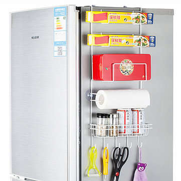 Over Door Freezer Storage Rack Kitchen Pantry Spice Organizers Shelf Space Saver Baskets