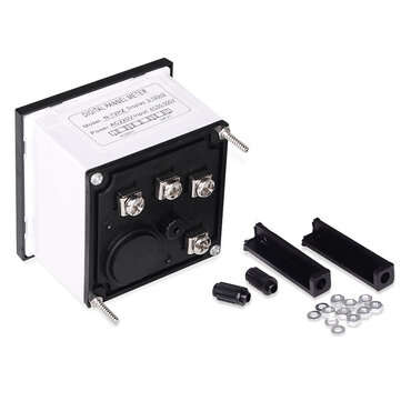 N-72HZ 3~120Hz 68mm Hole Size Digital Frequency Meter 73mm Square Panel LED Display Electrical Hertz