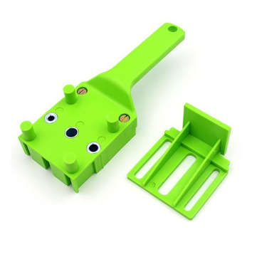 Woodworking Dowel Jig 6/8/10mm Drill Guide Metal Sleeve Handheld Wood Doweling Hol... (COLOR: GREEN)