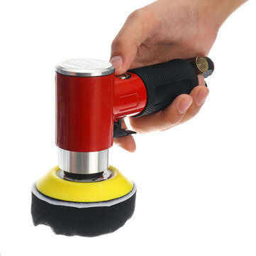 48PCS Mini Air Sander 1`` 2`` 3`` Dual Action Random Orbital Sander Car Polisher