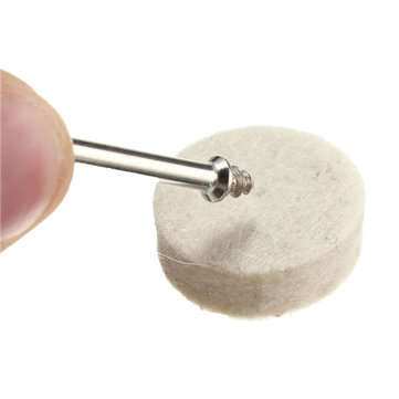 33pcs Soft Felt Electric Mill Polishing Buffing Wheel Mixed Set Accessory For Rotary Tools
