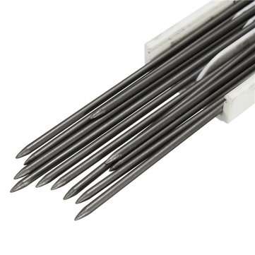 12Pcs 2.0MM 2B Lead And Pen Set Metal Mechanical Press Type Pencil Drafting Drawing Pencil Refills S