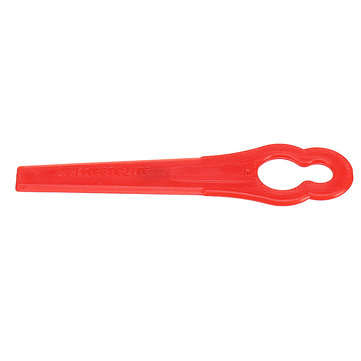 100Pcs Red Plastic Blades For Grass Trimmer Strimmer Lawnmower