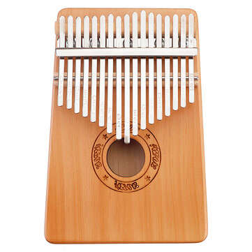 Kerus 17 Keys Thumb Piano Kalimbas Mahogany Finger Music Instrument (LETTER: D)
