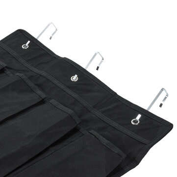 24 Plaid Over Door Hanging Bag Box Shoe Rack Hanger Storage Tidy Organizer Bag