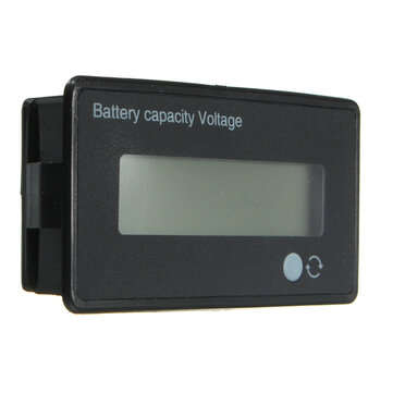 Geekcreit 12V/24V/36V/48V 8-70V LCD Acid Lead Lithium Battery Capacity Indicator Digital Voltmeter
