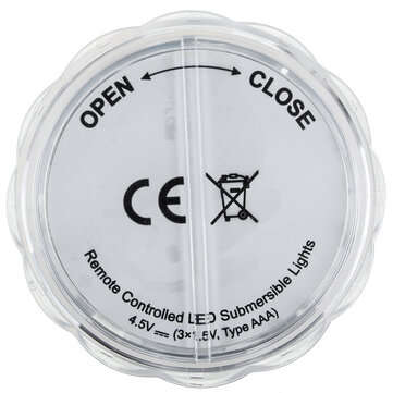 4PCS Multicolor Infrared LED Submersible Swimming Pool Light Remote Control Pond Party Underwater La