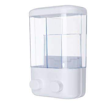 1000ML Kitchen Bathroom Shampoo Container Soap Dispenser Wall Mount Suction Cup Shampoo Container