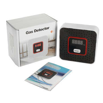 90V-240V Intelligent Microprocessor Control Gas Detector 5 PPM Alarm Detect Sensor