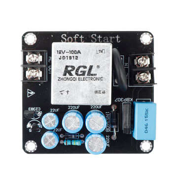 4000W AMP Power Soft Start Board High Power 100A High Current Relay Suitable for Class A Power Ampli