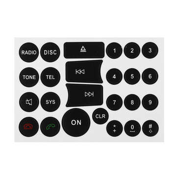 For 2007-2014 Mercedes Benz Car Repair Button Door Steering AC Window Radio Stickers