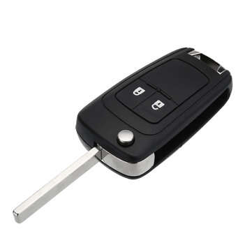 2 Button 433MHz Flip Remote Fob Key ID46 Chip For OPEL VAUXHALL Astra Insignia