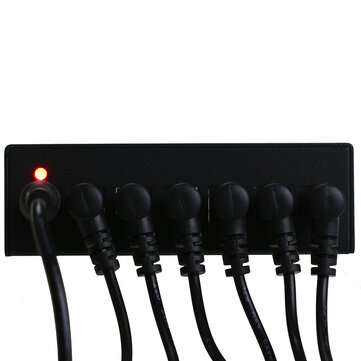 MOSKY DC-TANK 9V 500mA Mini Power Supply Connector for 9V Guitar Effect Pedal with 6 Isolated Output