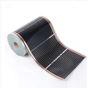 220V 50cm Width Healthy Floor Heating Infrared Underfloor Heating Carbon Film He... (SIZE: 50*400CM)