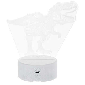 3D Dinosaur Night Light 16 Million Light Colors Toys Remote Control+Smart Touch Dimmable Christmas T