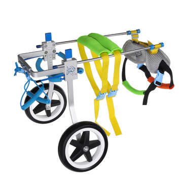Aluminium Pet Dog Wheelchair Walk Assistant Cart For Pet Dog Handicapped Leg (TYPE: #1)