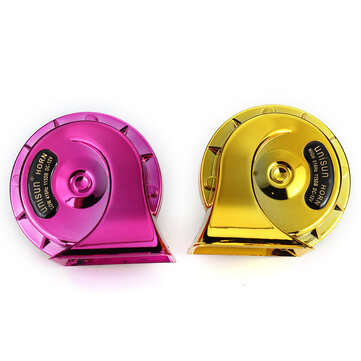 2pcs 400DB 12V Dual Tone Snail Air Horn Super Loud Trumpet 510hz + 410hz For Car Trucks Lorry Boat U