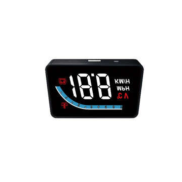 L1 Head-up Display Digital Display HUD Speed Water Temperature Voltage OBD + Alarm Monitor For Vehic