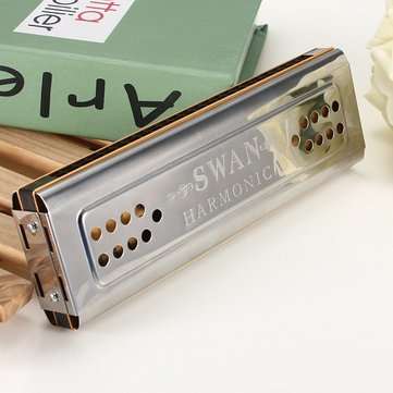 Swan SW24-12 24 Holes Double Sided Key C G Harmonica