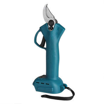 30mm Cordless Electric Scissors Pruning Shears 4 Gear Adjustable Tree Branch Prune... (COLOR.: BLUE)