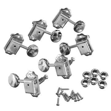 6PCS 6R Guitar Tuning Pegs Tuners Machine Heads for Fender Replacement