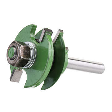 2Pcs 8mm Shank Tenon Router Bit Cabinet Door Panel Milling Woodworking Cutter