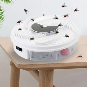 Electric Full-automatic Fly Trap Device Insect Catcher Low Noise Rotating Pest Repellent