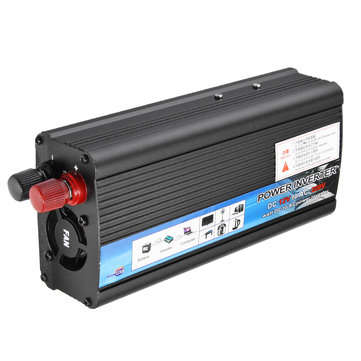 1500W Peak Inverter DC 12V to AC 220V Solar Power Inverter Modified Sine Wave Converter Car Charger